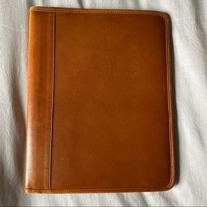 Coach Brown Leather Portfolio Organizer Folder